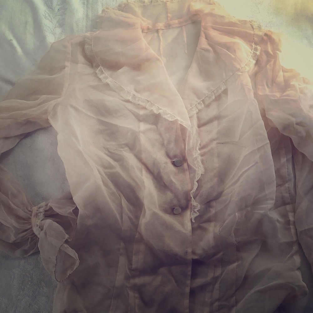 Vintage see through overshirt